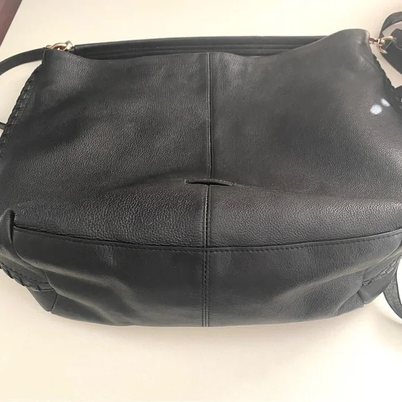 Cole Haan black leather double strap shoulder bag - Picture 4 of 10